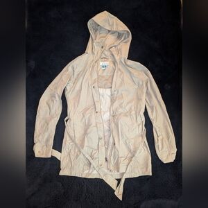Tan Hooded Jacket